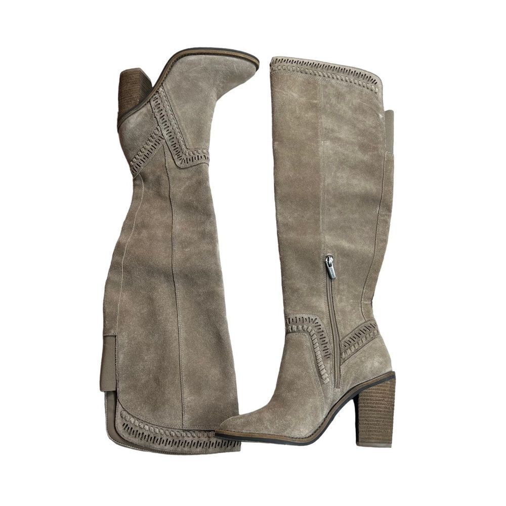 Vince Camuto Madolee Suede Over The Knee Boots - Picture 7 of 16